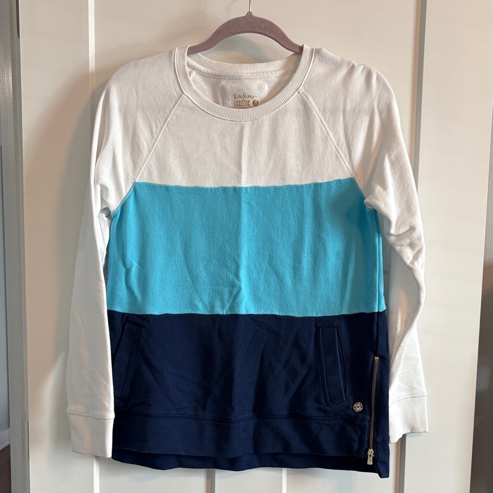Lilly Pulitzer Luxletic Beachcomber Top Size Small EUC